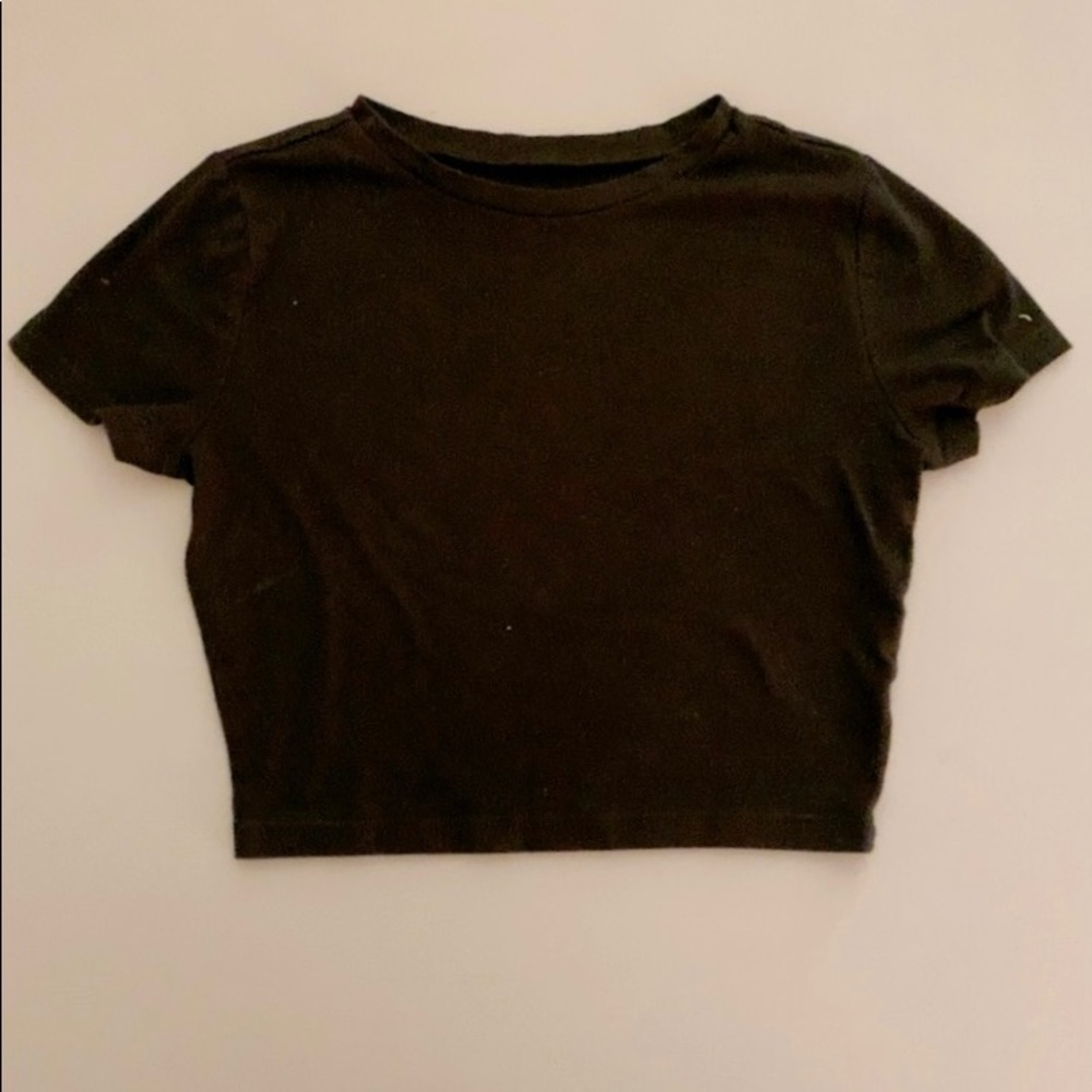 Wild Fable Black Crop Top, Medium